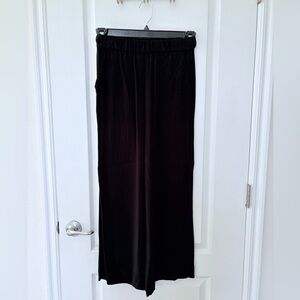Aritzia Elegant Black Wide-Leg Pants